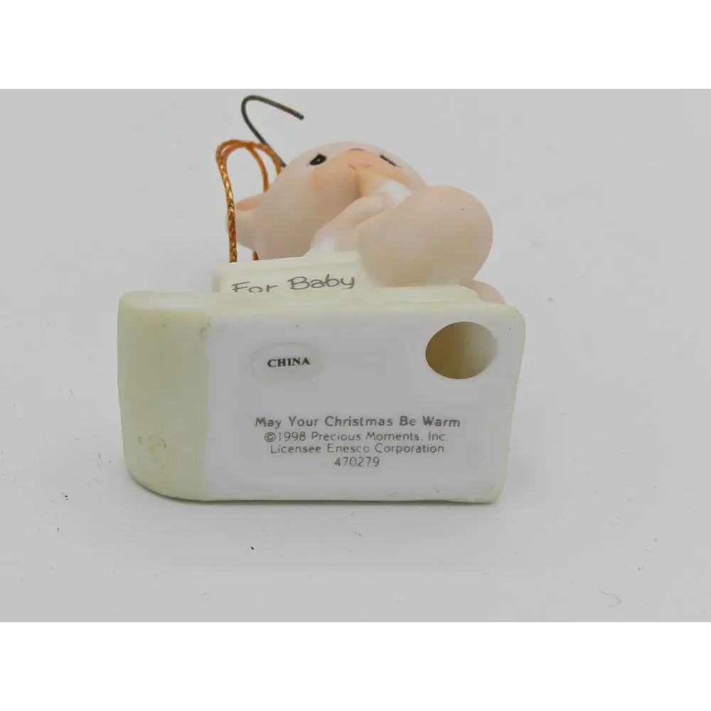 Precious Moments May Your Christmas Be Warm Figurine‎ Enesco 470279 1998